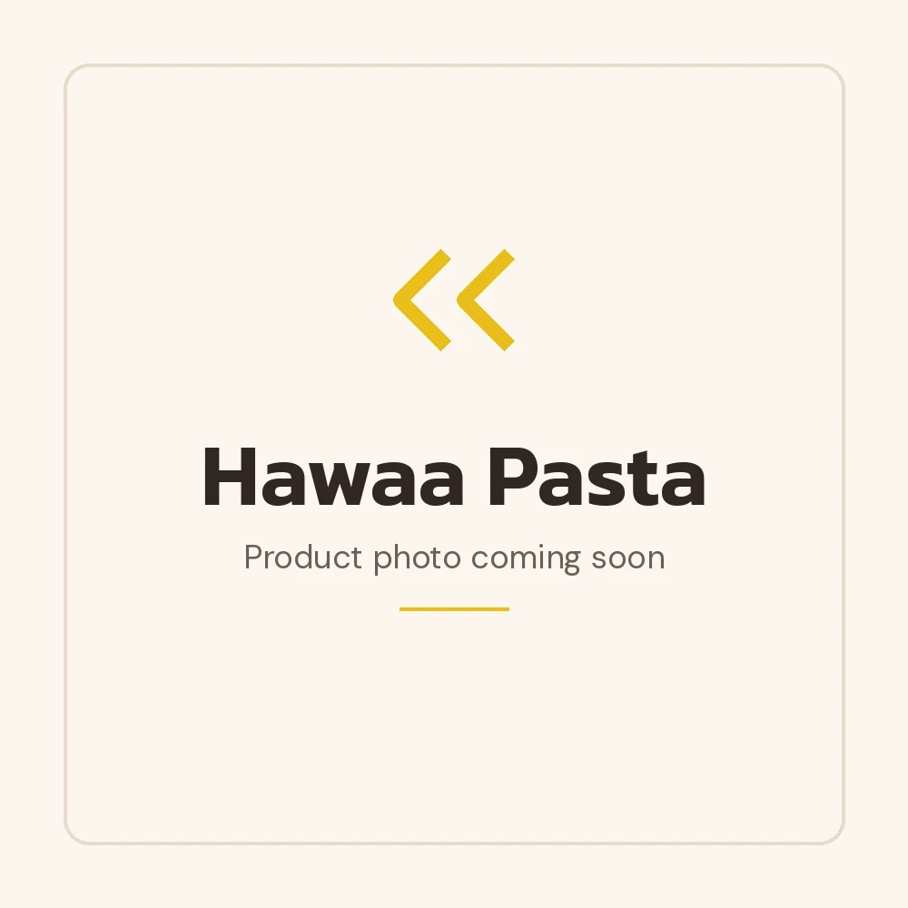 Hawaa Pasta product (photo coming soon)